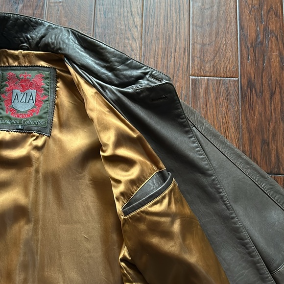 Leather men’s coat - Picture 4 of 6